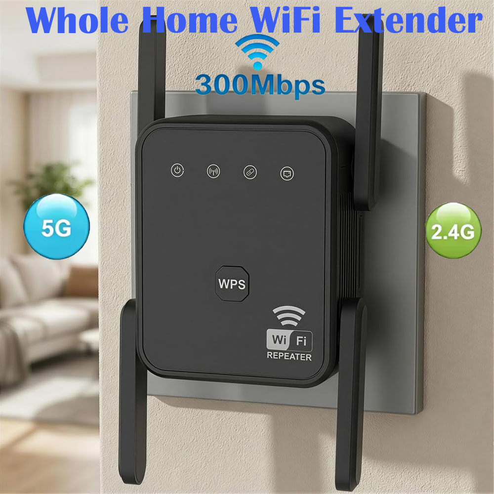 Outdoor Usb Power Adapter - 2026 New WiFi Repeater 300Mbps 2.4GHz