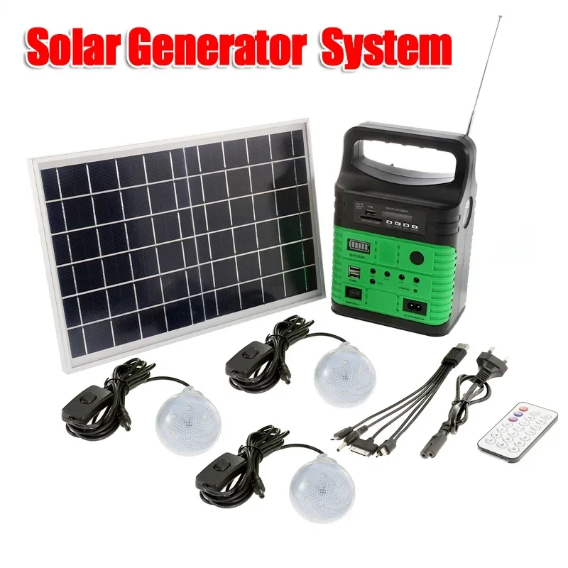 Portable Generator Inverter - Portable Camping Solar Power Generator System
