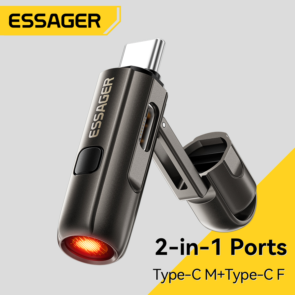 Outdoor Usb Power Adapter - Essager 2 In 1 Type-C Mobile