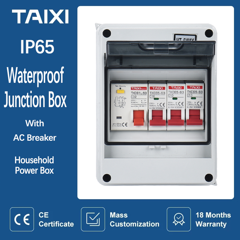 Outdoor Powerwall - Outdoor Household Switch MCB Waterproof Electrical