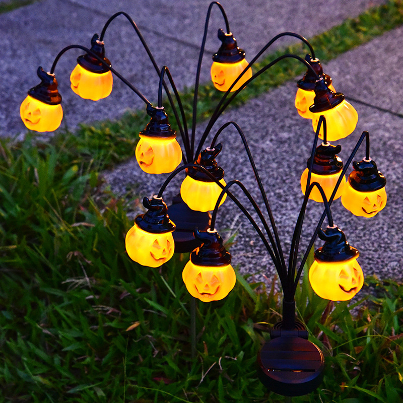 Outdoor Yard Power Stake - Solar Powered Halloween Pathway Light 6