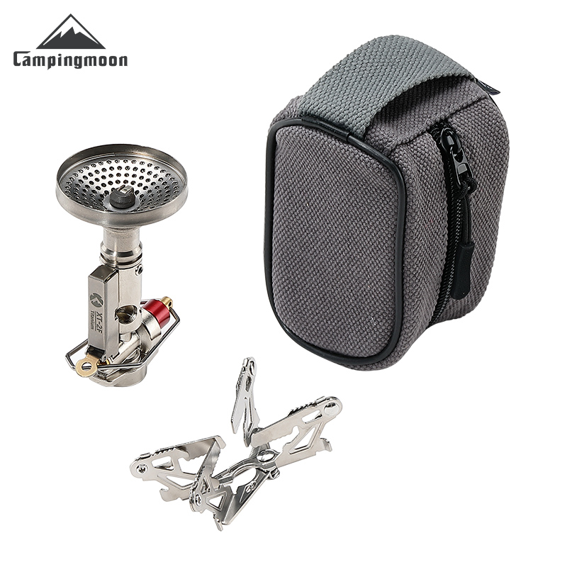 Outdoor Kitchen Power Burner - CAMPINGMOON XT-2F Xuanfeng Titanium Rocket Stove