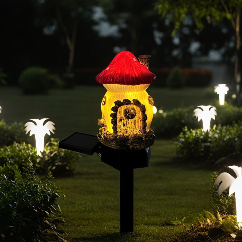 Solar Powered Mushroom Lights  - Outdoor Yard Power Stake 评论和价格