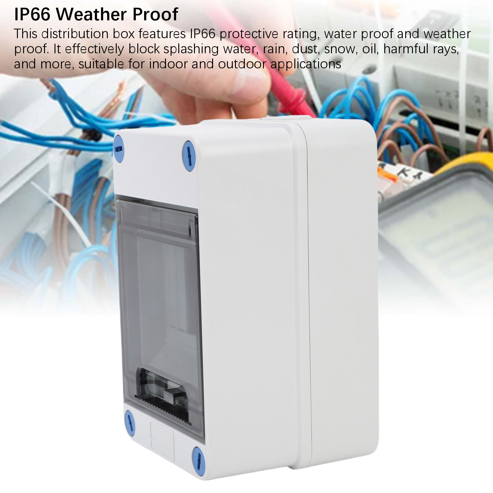 4 Way Distribution Box IP66 Wa - Outdoor Power Junction Box 评论和价格