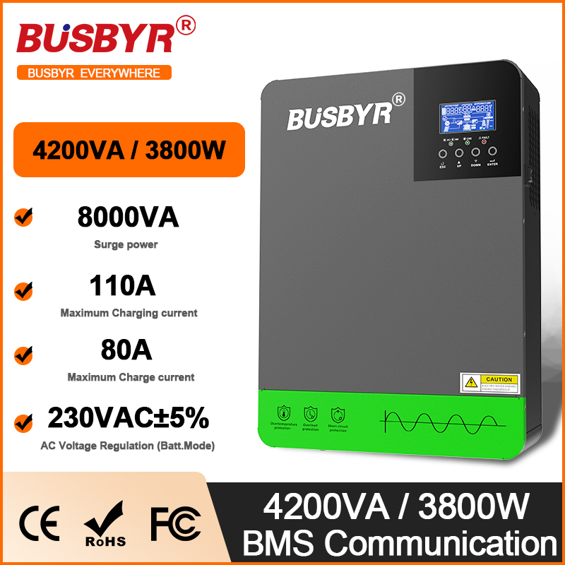4.2KW 6.2KW Hybrid Solar Inver - Portable Generator Inverter 评论和价格