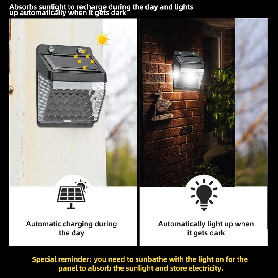 LED Solar Light PIR Motion Sen - Outdoor Powerwall 评论和价格
