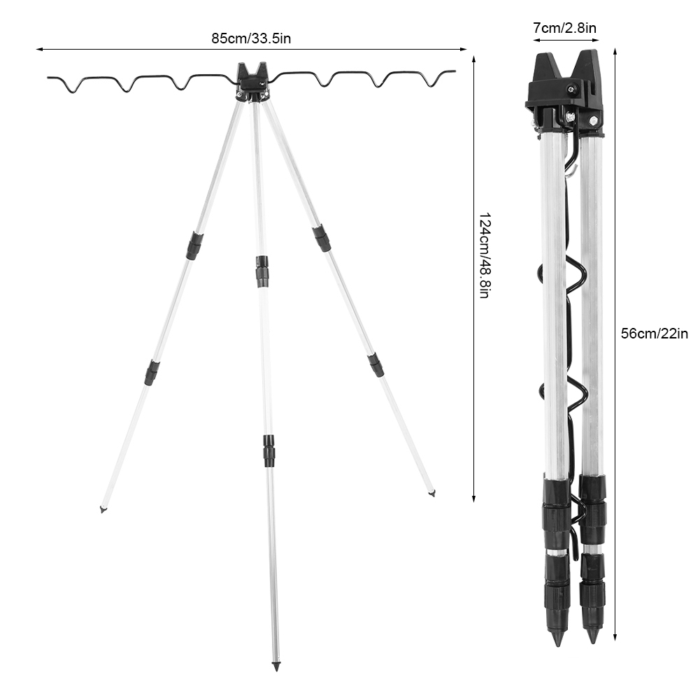 Fishing Pole Tripod Holders Mu - Outdoor Power Point 评论和价格