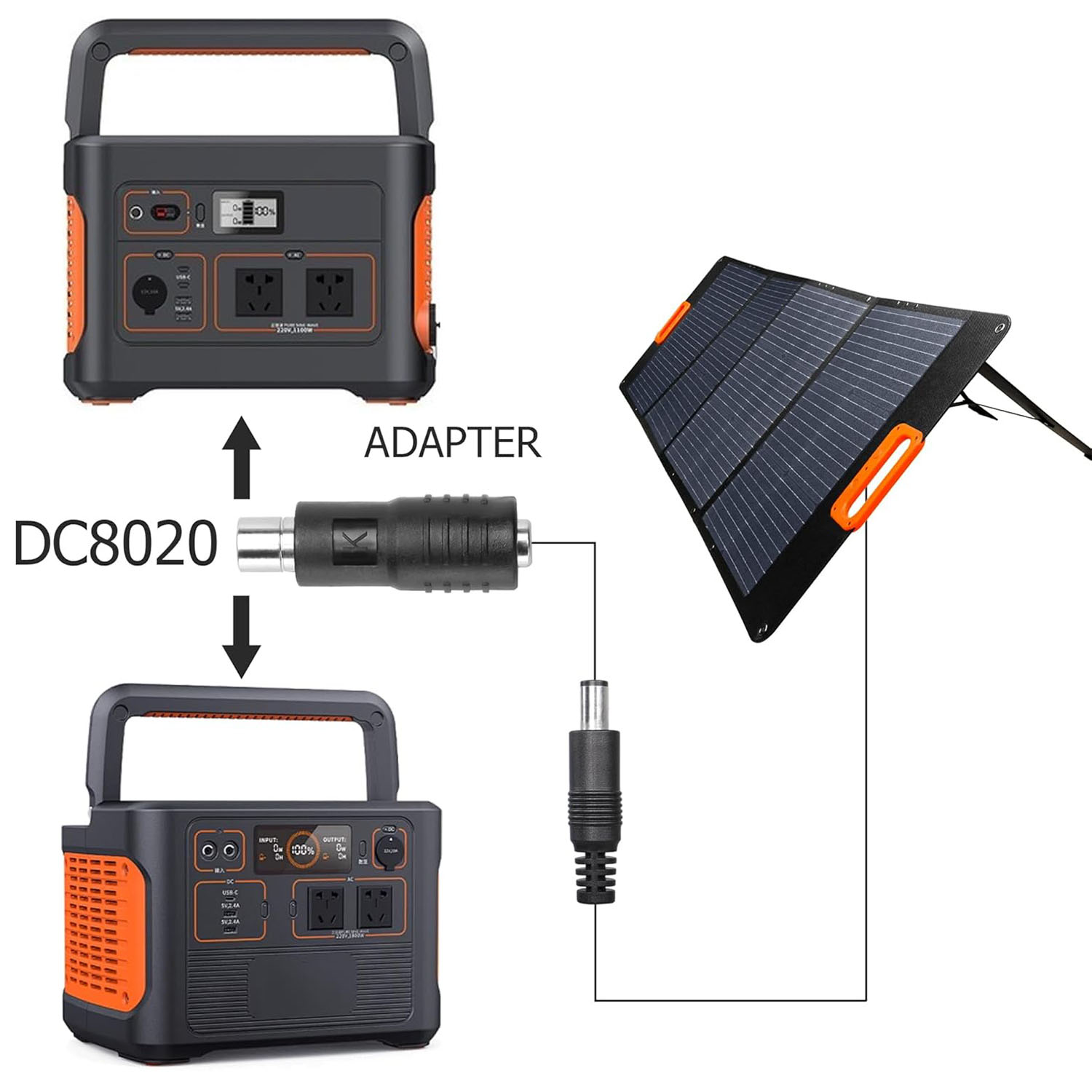 DC Power 5.5mm X 2.1mm Female  - Portable Generator Inverter 评论和价格