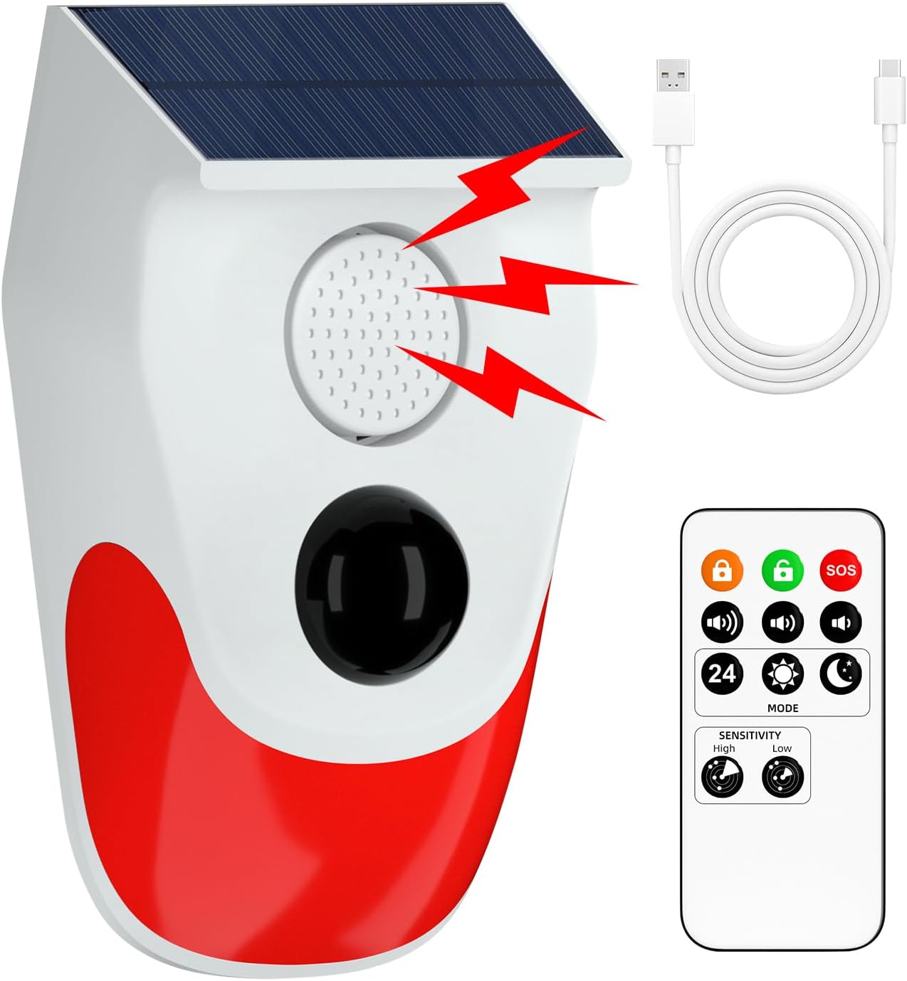 Solar Motion Sensor Outdoor Al - Outdoor Power Point 评论和价格