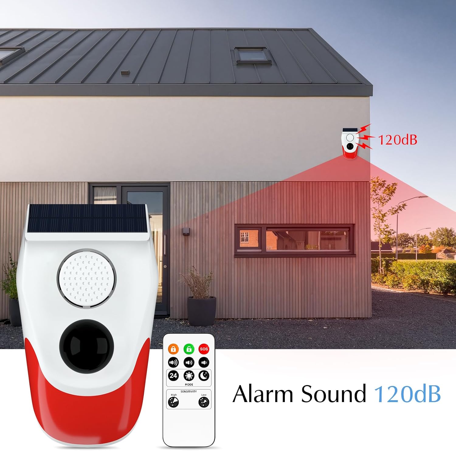 Solar Motion Sensor Outdoor Al - Outdoor Power Point 评论和价格