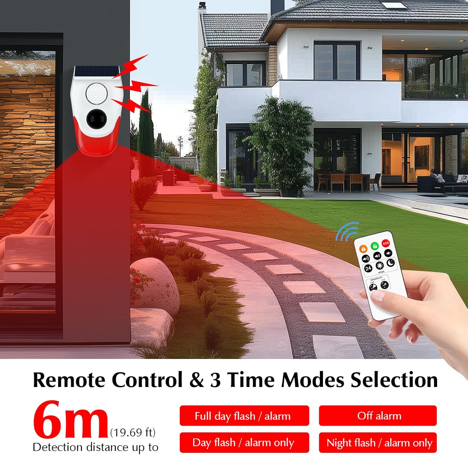 Solar Motion Sensor Outdoor Al - Outdoor Power Point 评论和价格