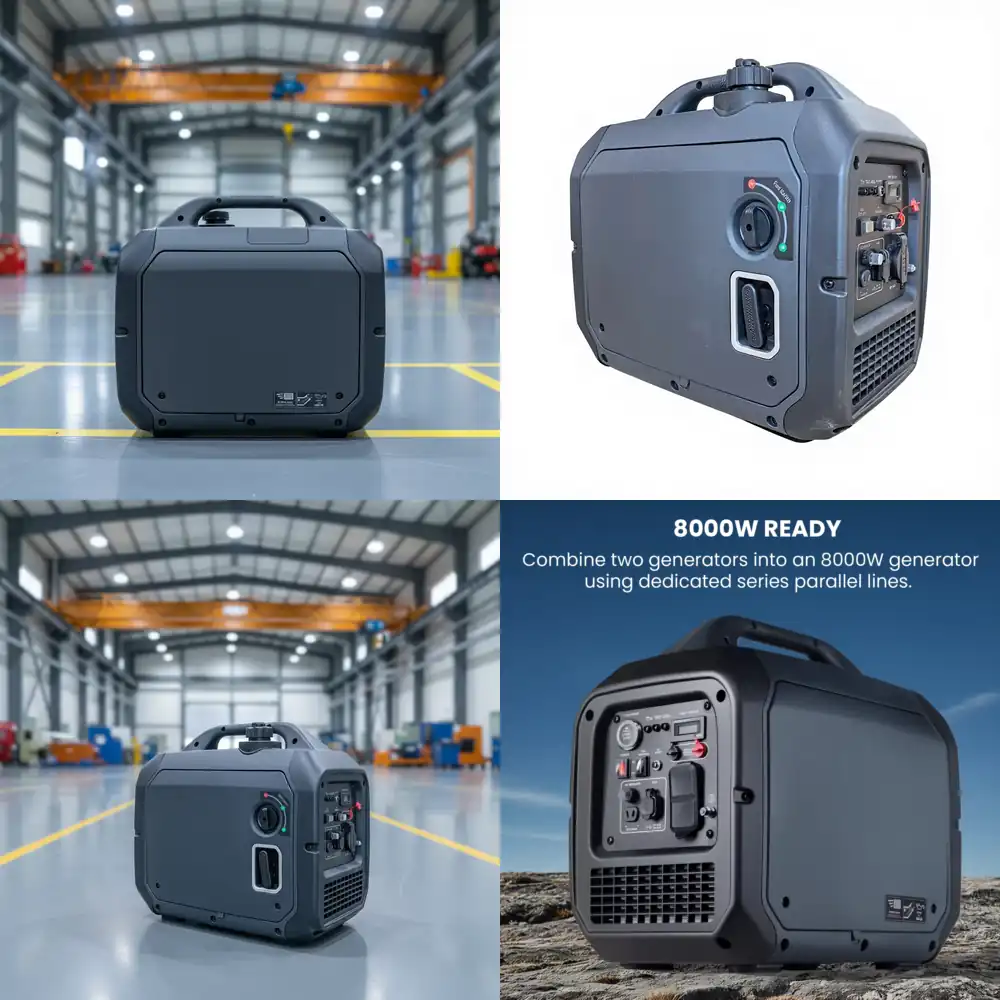Portable Silent Dual Fuel Air- - Portable Generator Inverter 评论和价格