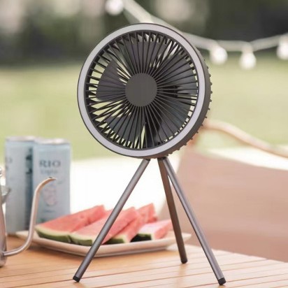 Portable Camping Fan with LED  - Outdoor Power Point 评论和价格