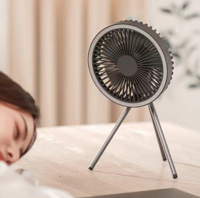 Portable Camping Fan with LED  - Outdoor Power Point 评论和价格