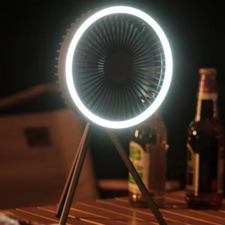 Portable Camping Fan with LED  - Outdoor Power Point 评论和价格