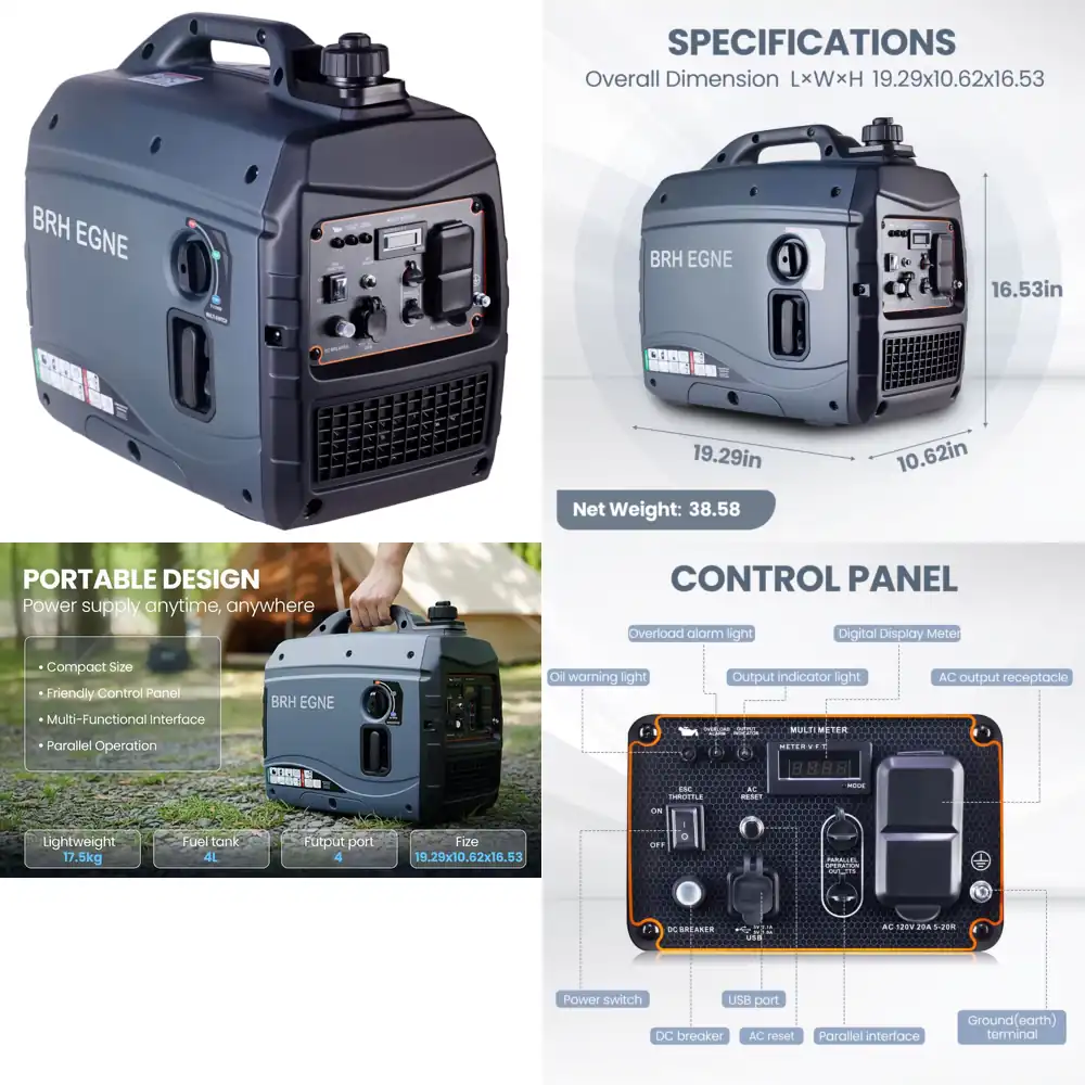 YHS 2500W 3kW Silent Type Inve - Portable Generator Inverter 评论和价格