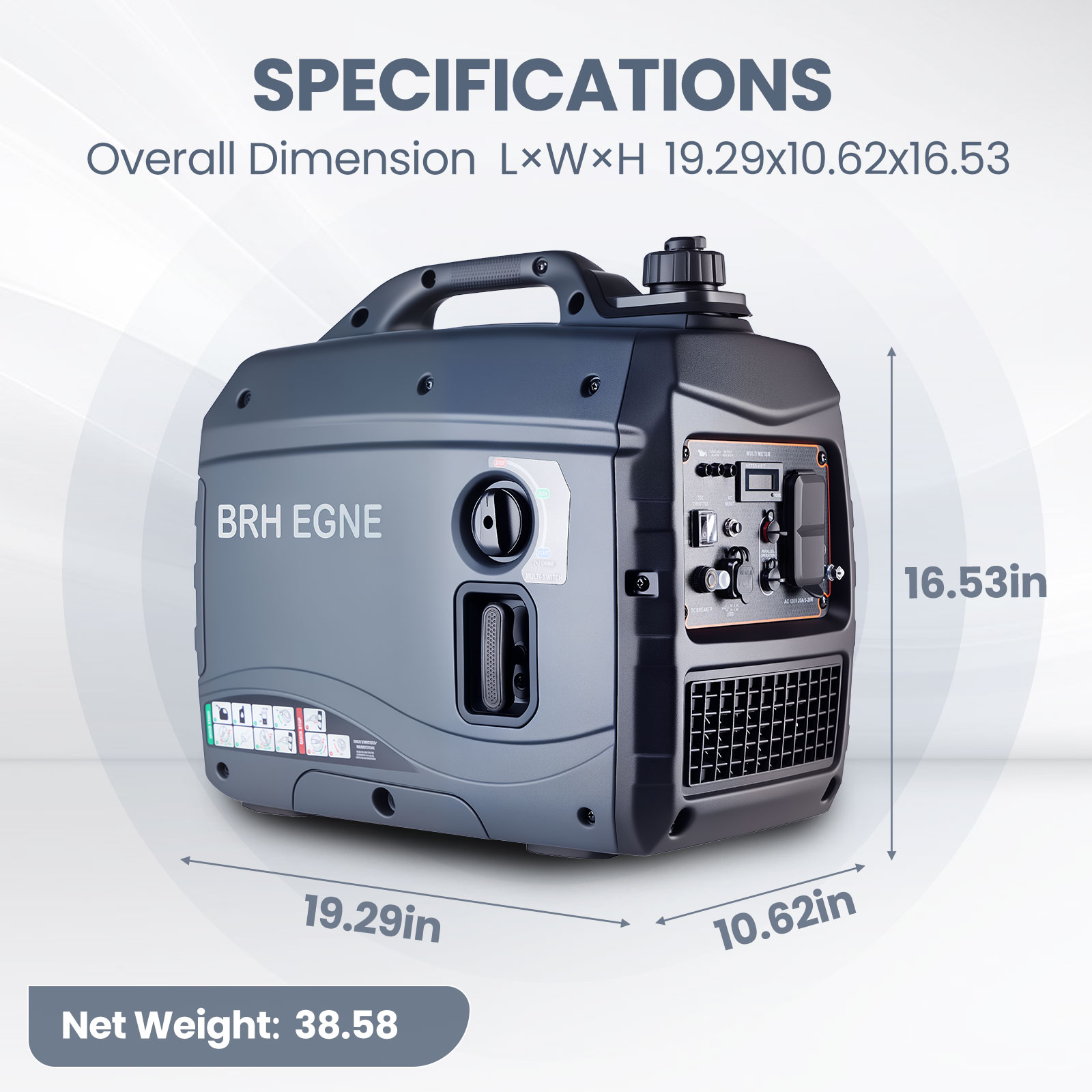 YHS 2500W 3kW Silent Type Inve - Portable Generator Inverter 评论和价格