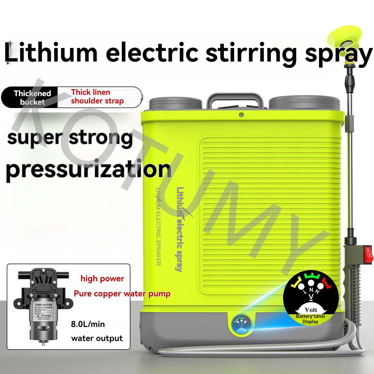 20L High-pressure Lithium Batt - Electric Sprayer Backpack 评论和价格