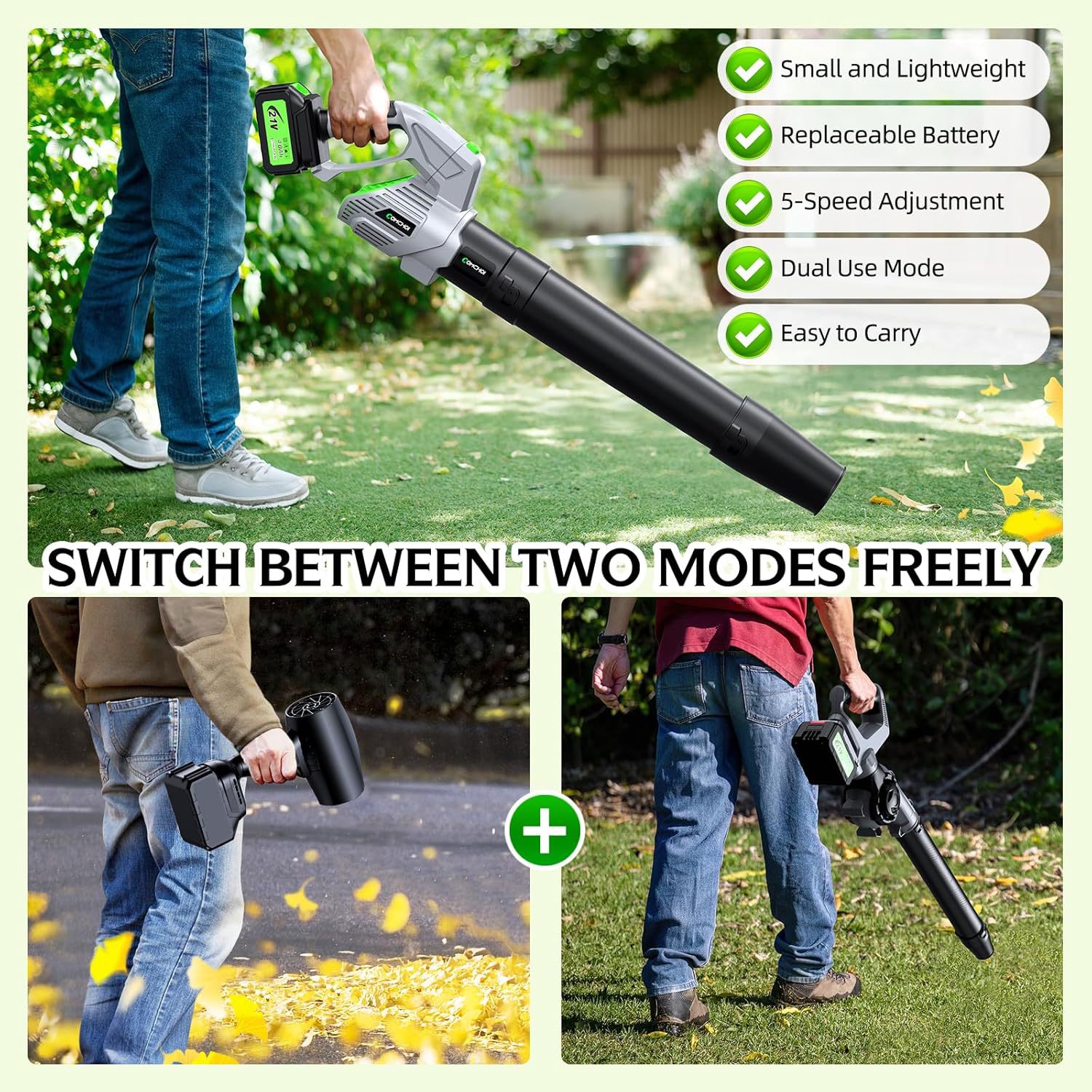 Cordless Electric Leaf Blower  - Leaf Blower Cordless 评论和价格