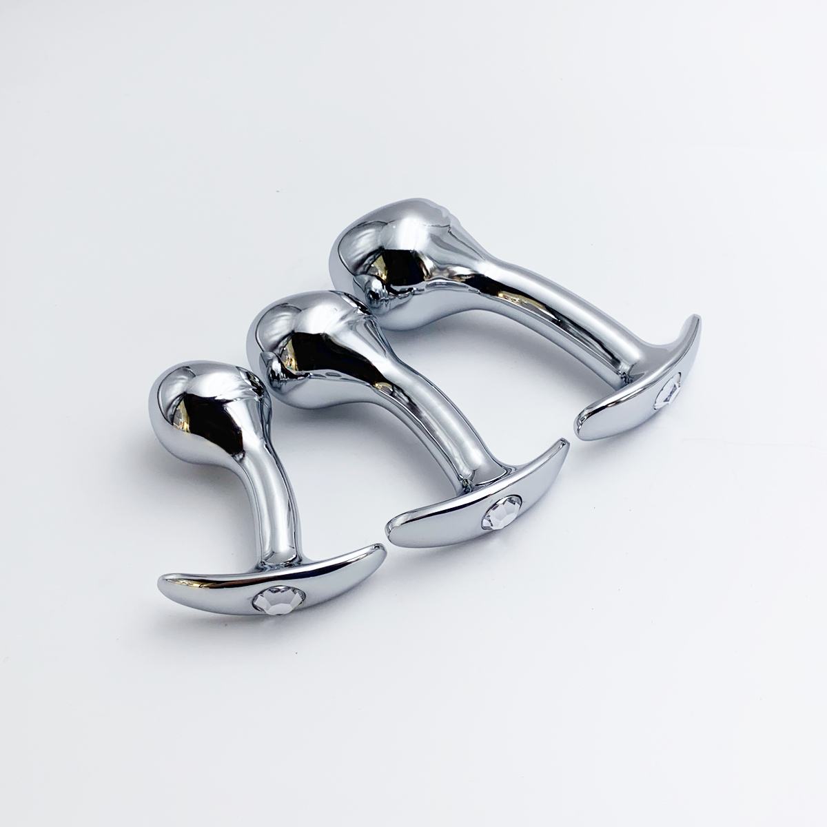 Metal Dildo Anal Plug Gem Base - Outdoor Power Point 评论和价格
