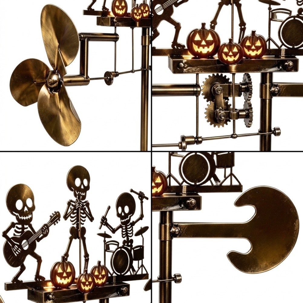 1 Piece Halloween Vintage Skel - Outdoor Yard Power Stake 评论和价格