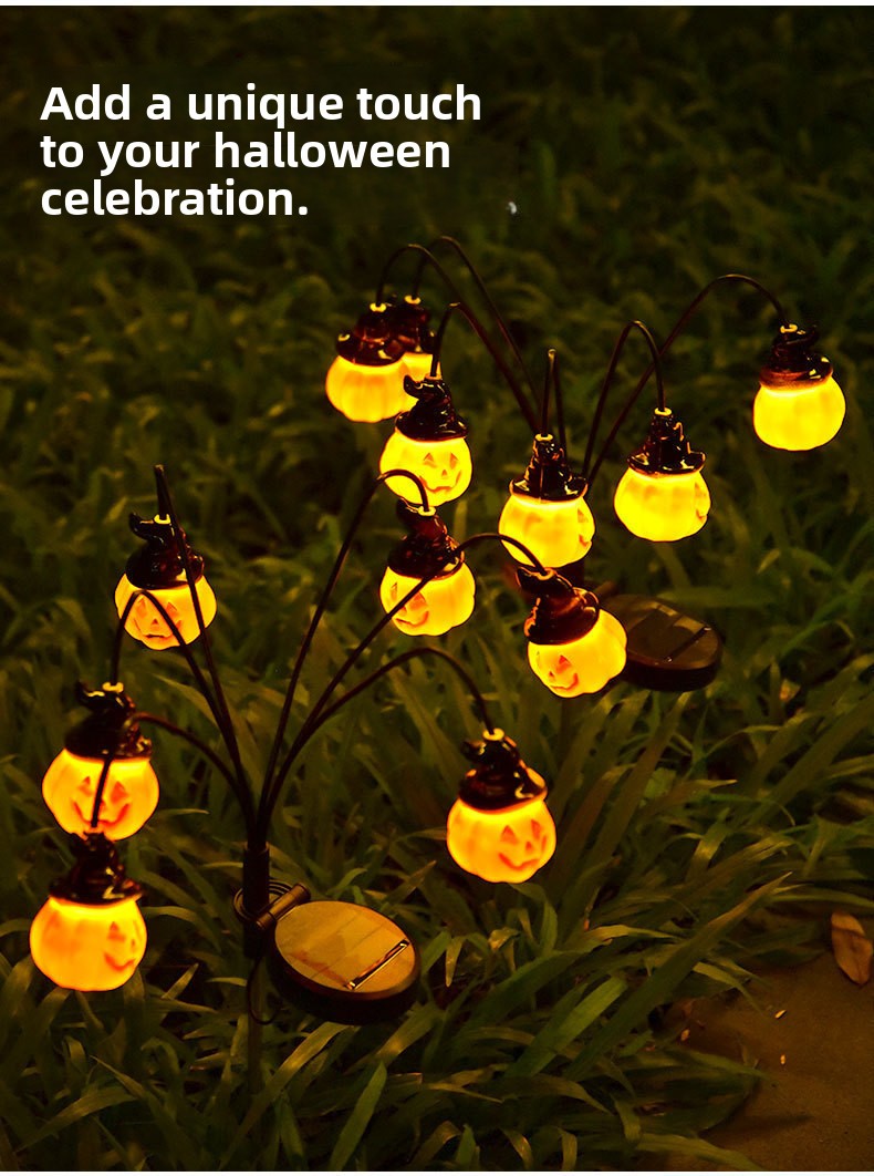 Solar Powered Halloween Pathwa - Outdoor Yard Power Stake 评论和价格