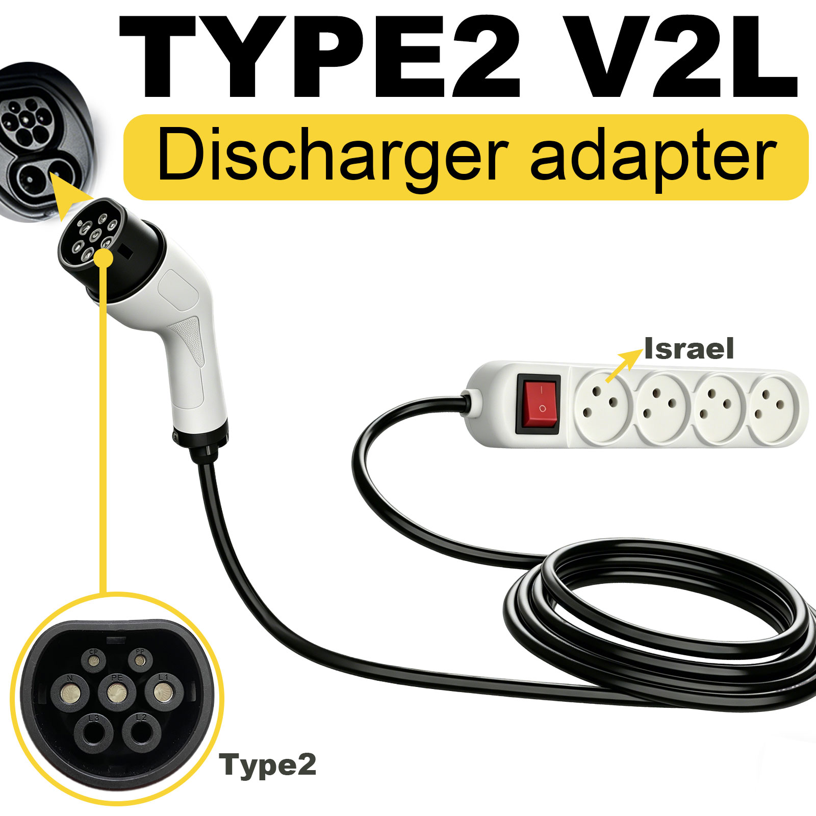 Type2 V2L Discharge Adapter Is - Outdoor Powerwall 评论和价格