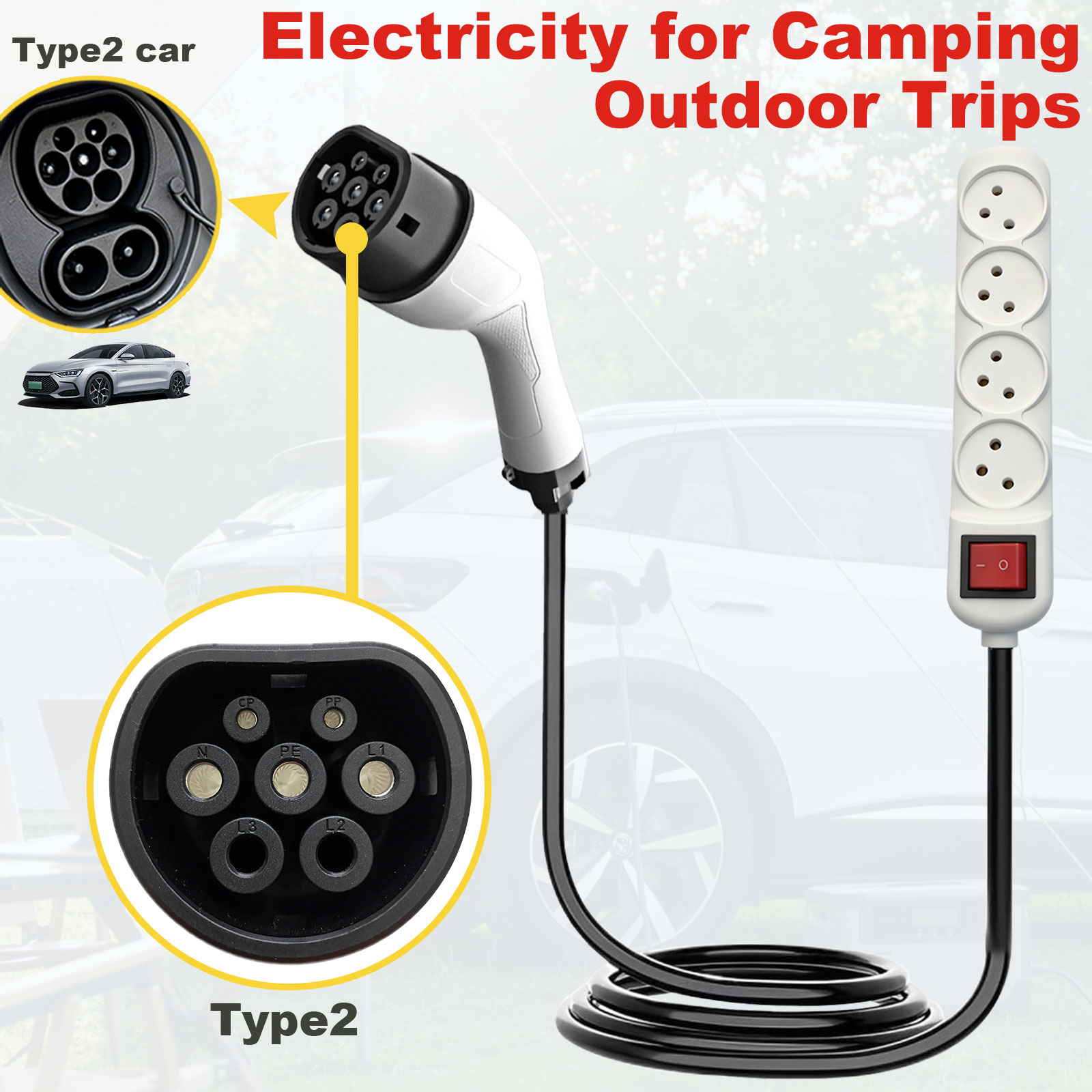 Type2 V2L Discharge Adapter Is - Outdoor Powerwall 评论和价格