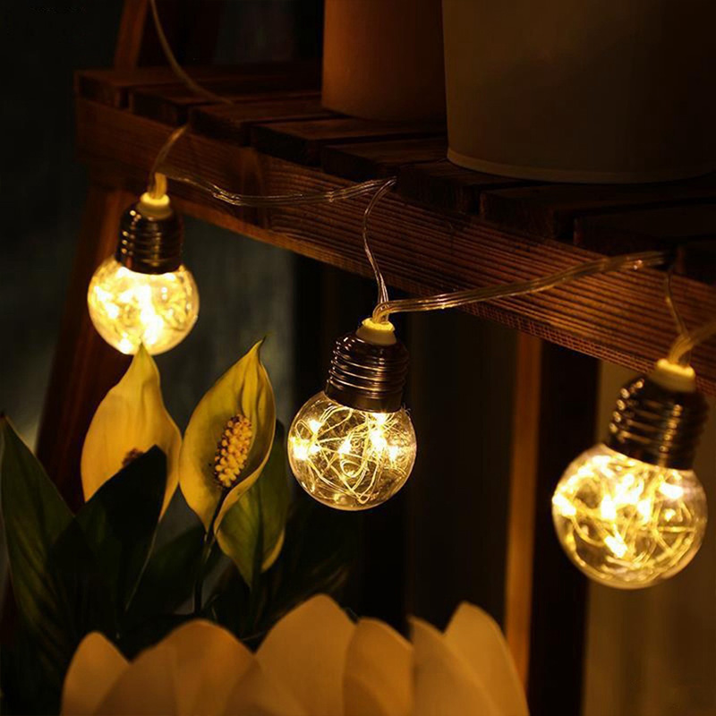 4M 10Bulbs Patio String Light  - Outdoor Usb Power Adapter 评论和价格