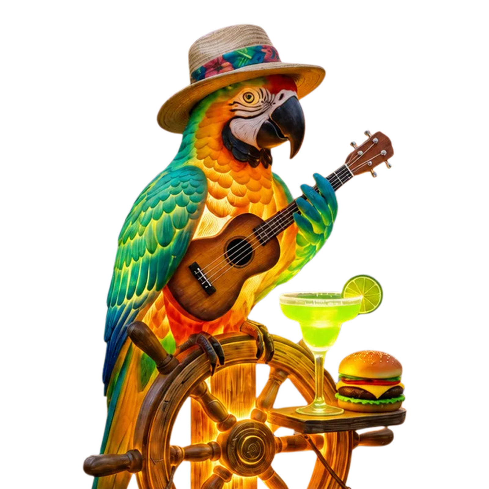 Solar-Powered Outdoor Parrot S - Outdoor Yard Power Stake 评论和价格