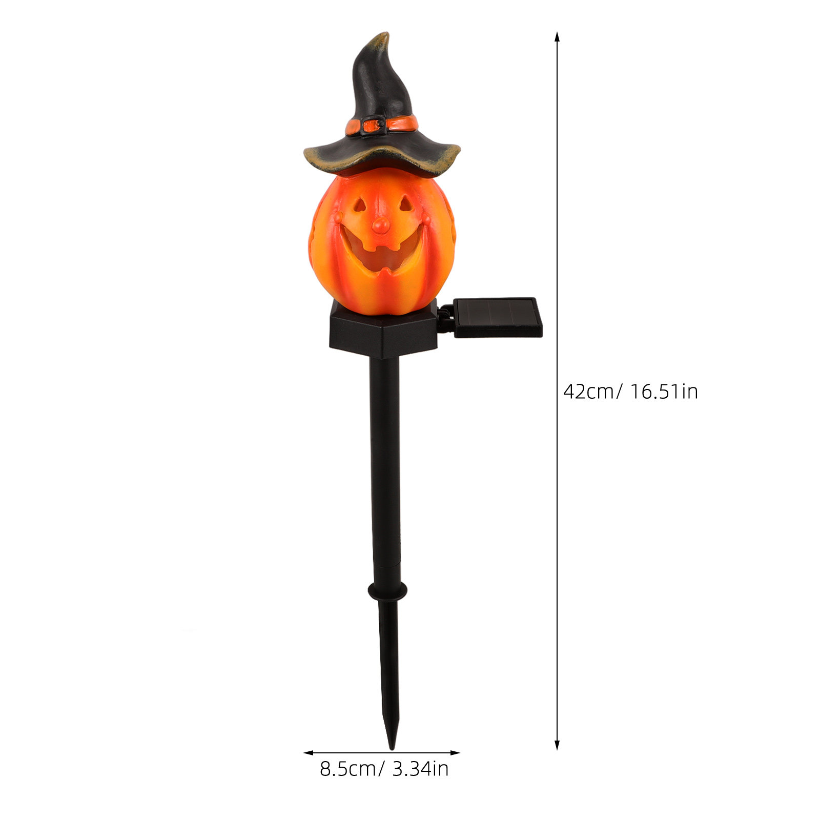 Halloween Pumpkin Solar Garden - Outdoor Yard Power Stake 评论和价格