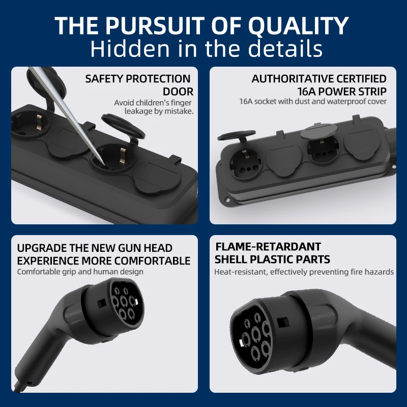 Portable 16A 4KW V2L Cable Ele - Outdoor Power Parts 评论和价格