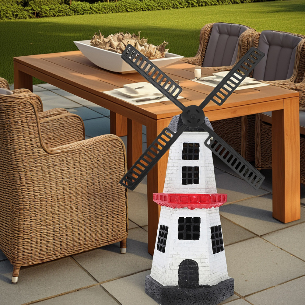 Solar Powered Dutch Windmill B - Outdoor Power Parts 评论和价格