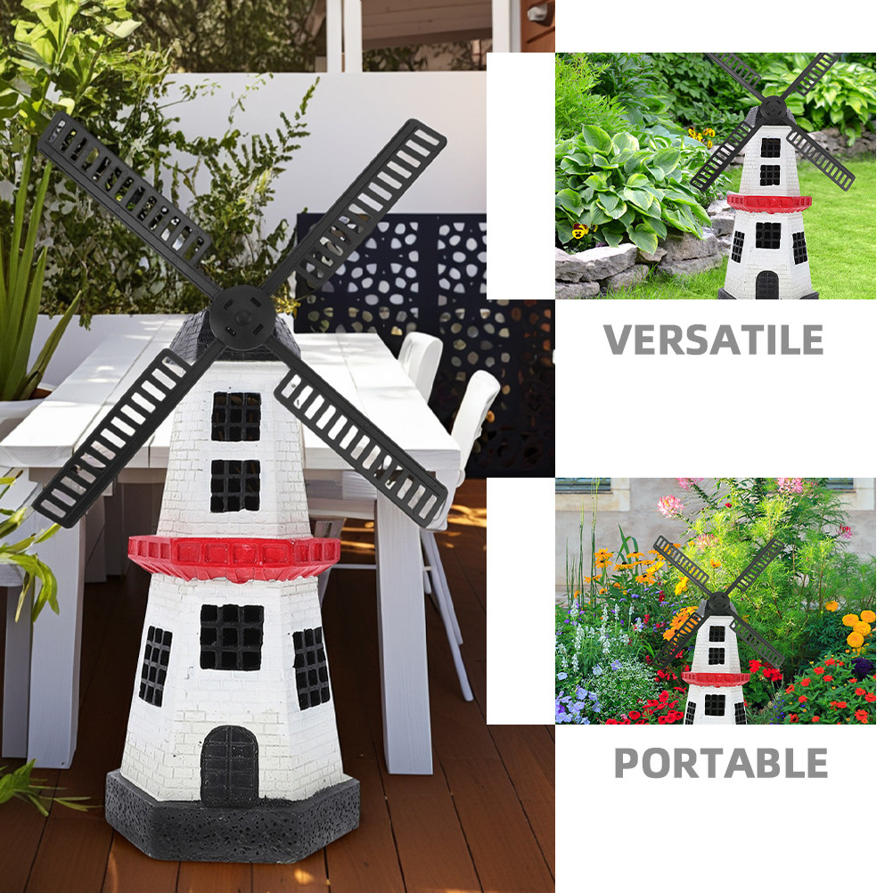 Solar Powered Dutch Windmill B - Outdoor Power Parts 评论和价格