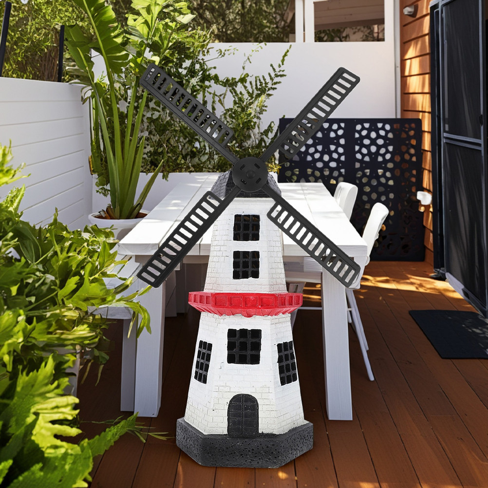 Solar Powered Dutch Windmill B - Outdoor Power Parts 评论和价格
