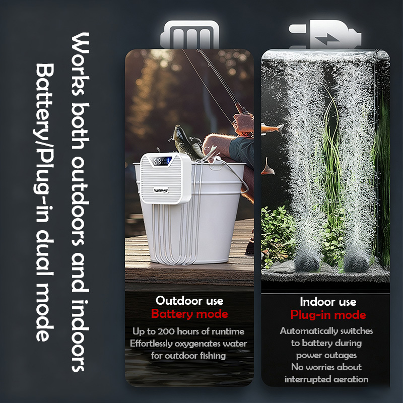 3W Aquarium Oxygen Pump Fishin - Outdoor Usb Power Adapter 评论和价格