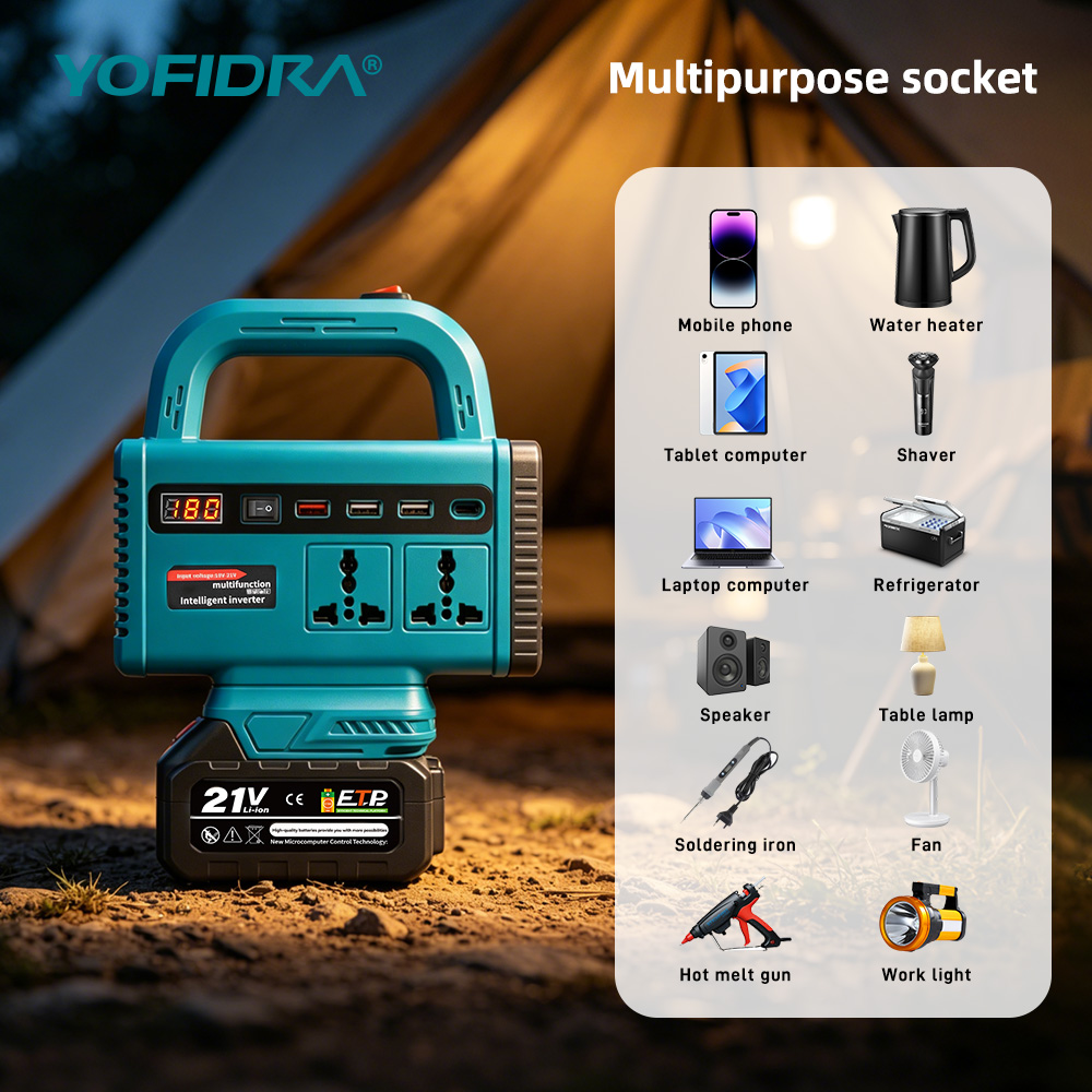YOFIDRA 220V Portable Power In - Outdoor Usb Power Adapter 评论和价格