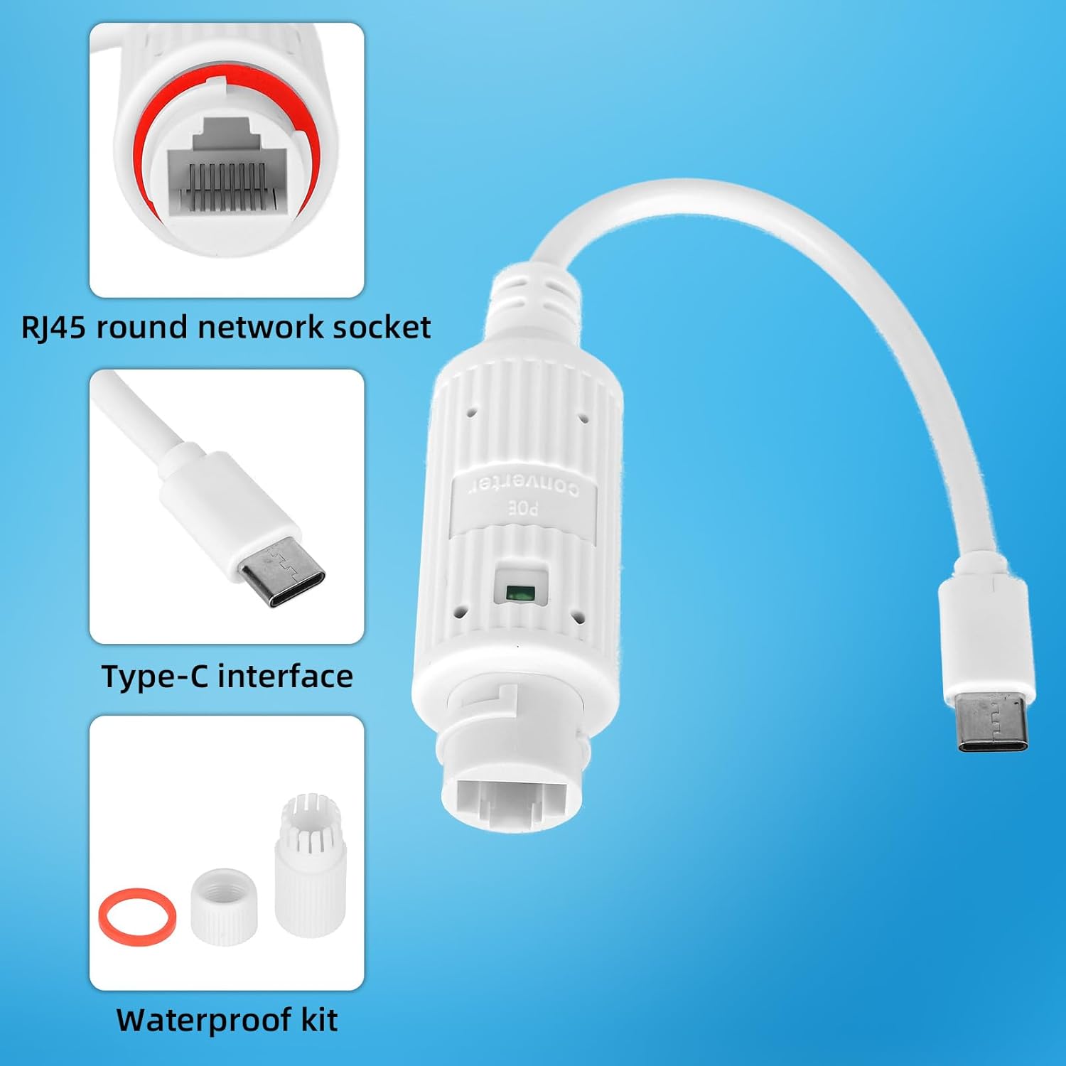 POE to USB-C Power Converter O - Outdoor Usb Power Adapter 评论和价格
