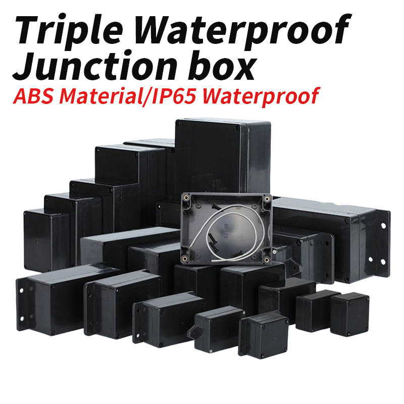 ABS Plastic Black Triple Water - Outdoor Power Junction Box 评论和价格