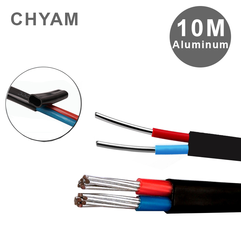 10 Meters Aluminum Wire Black  - Outdoor Power Line Cover 评论和价格