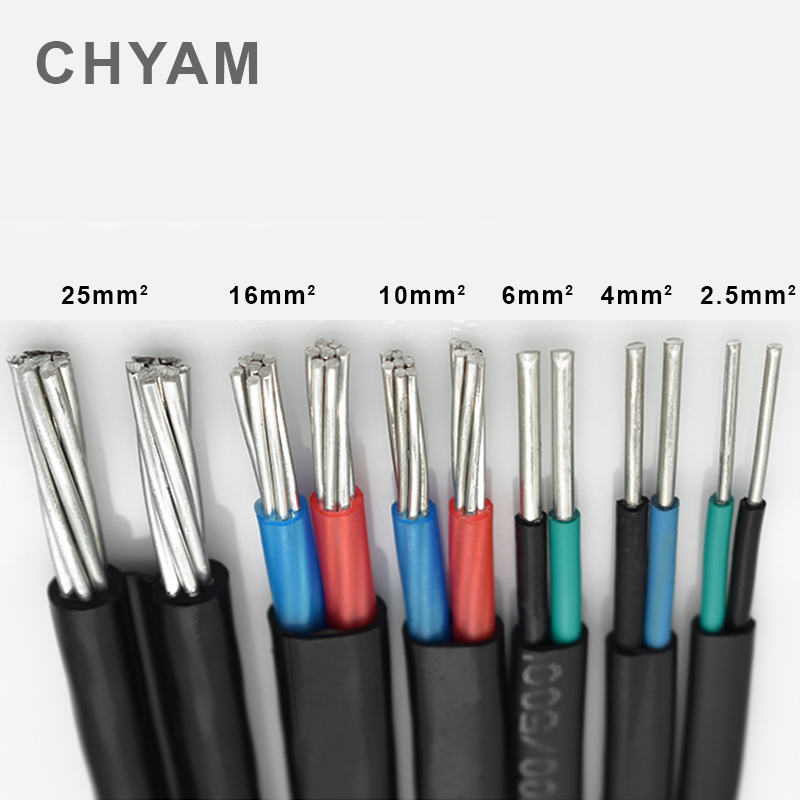 10 Meters Aluminum Wire Black  - Outdoor Power Line Cover 评论和价格