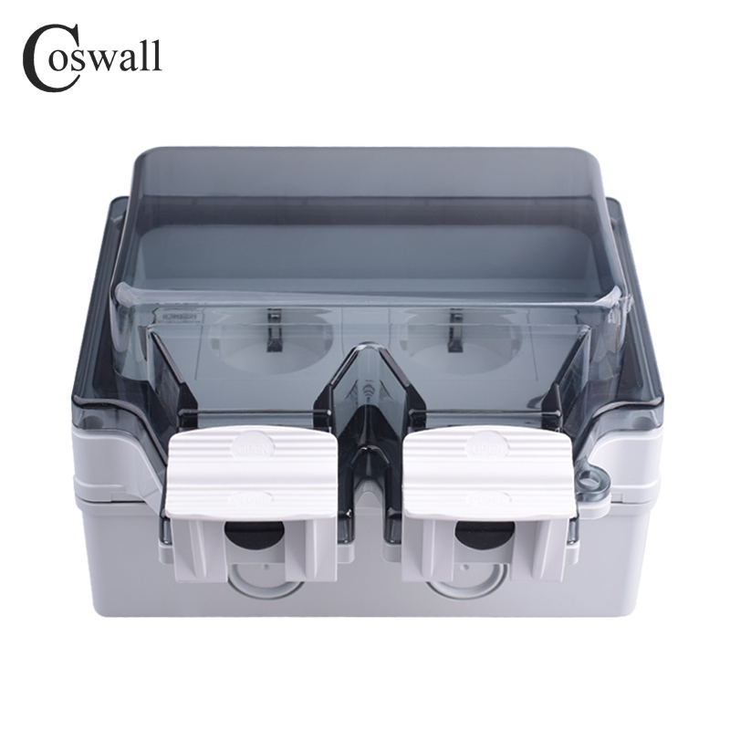 Coswall Tuya Wifi Voice Contro - Outdoor Power Point 评论和价格